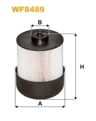 WIX FILTERS Polttoainesuodatin WF8489